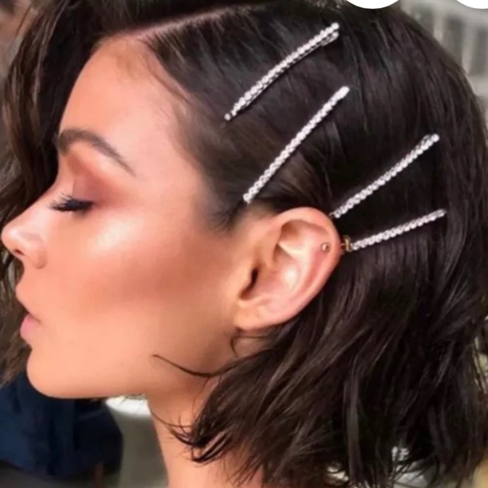 Diamond rhinestones hair pins clips accessories